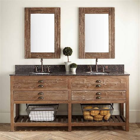 natural steel vanity cabinets|natural wood sink vanity.